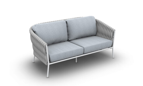 Fortuna 2 személyes szófa vastag fonással