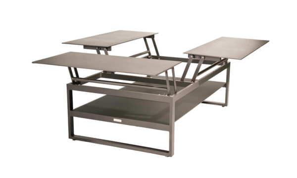 Jati and Kebon Miami kávézóasztal champagne mat kerti bútor