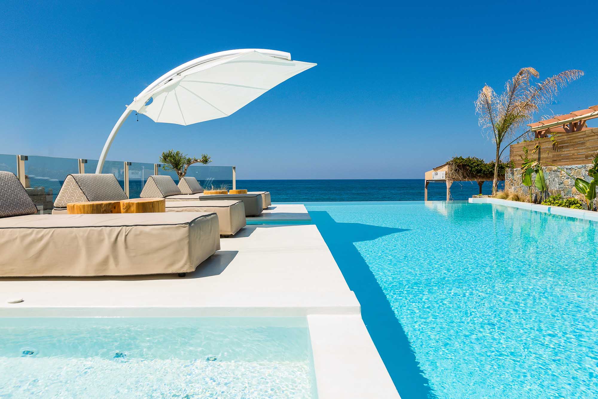 Umbrosa Icarus napernyő tengerparton