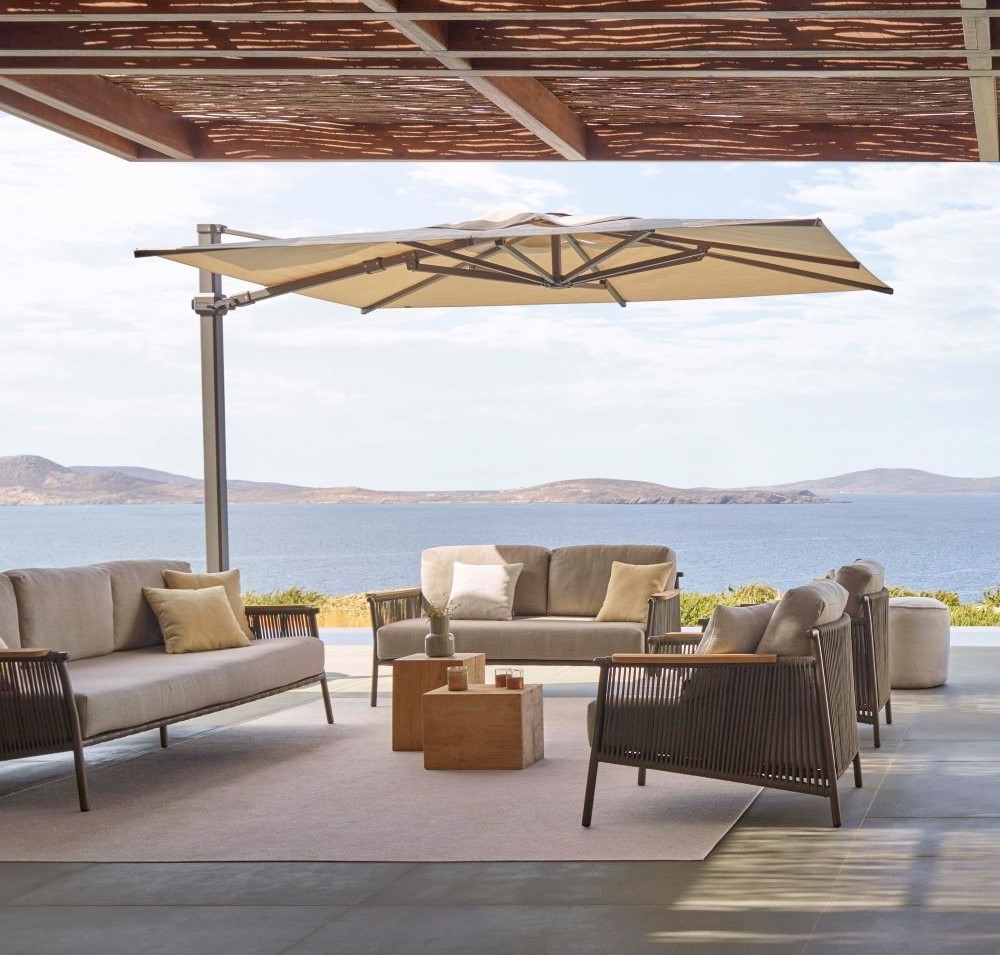 Jardinico napernyő a teraszon