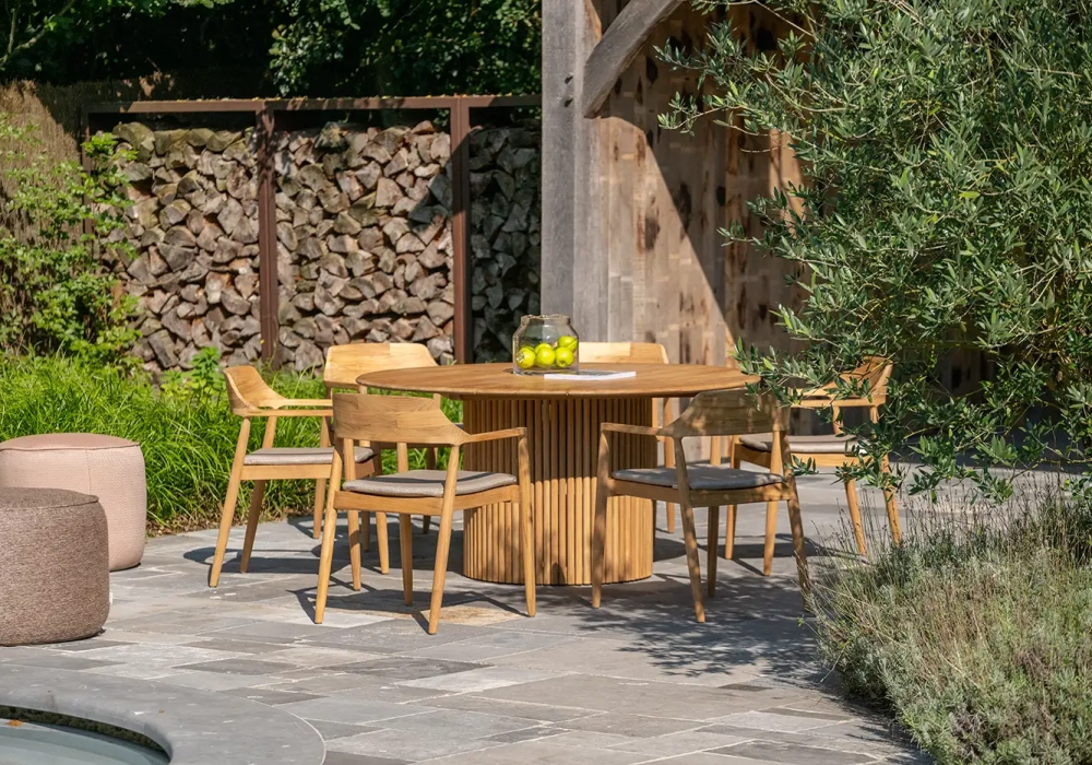 Jati and Kebon Amato - Tofino kerti teak étkezőgarnitúra