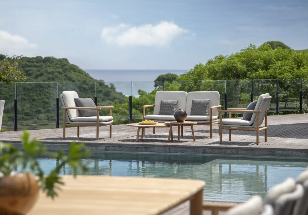 Benoa ülőgarnitúra teakfából