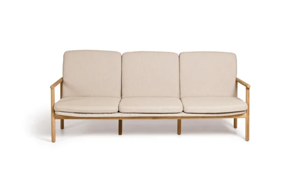 Benoa 3 személyes szófa teakfából