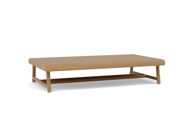 Manutti Muyu kerti kávézóasztal teakfából