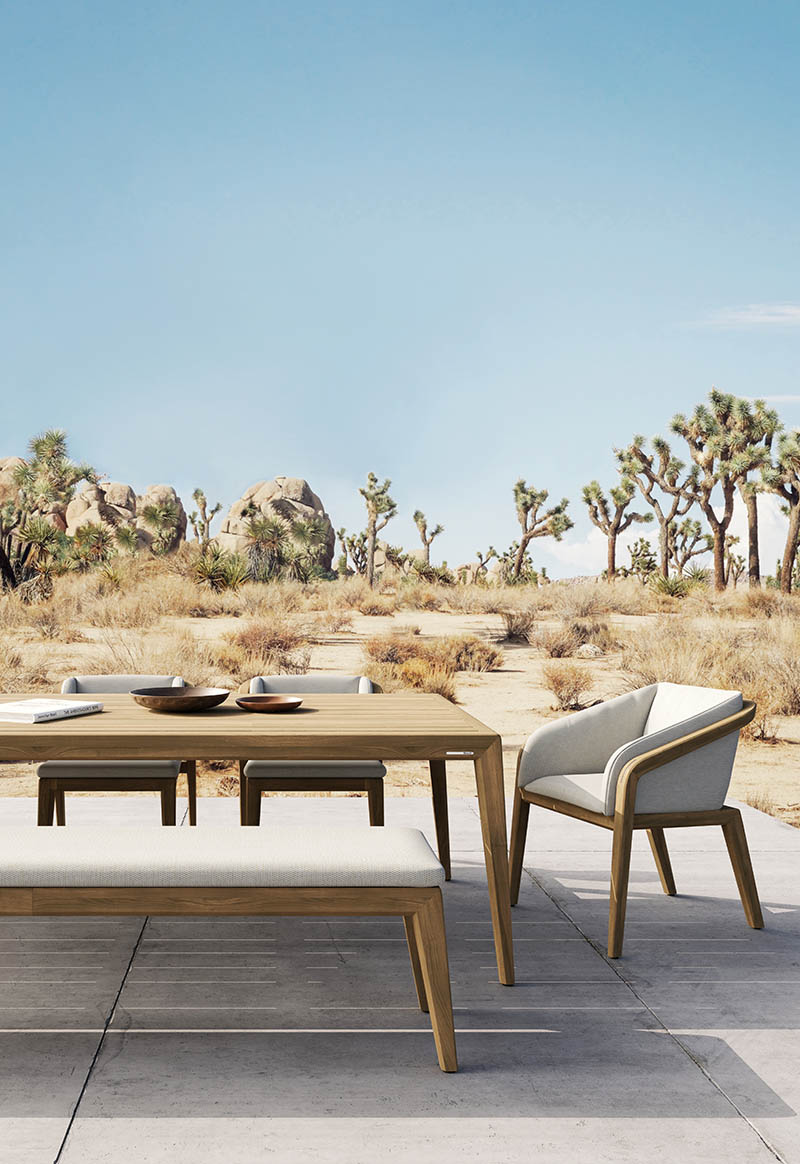 Manutti Sunrise étkezőasztal - Gardentrend