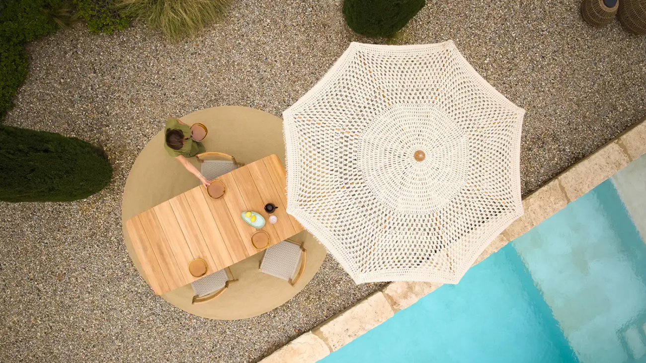 Jardinico Attitude Collection Macramé napernyő felülnézete