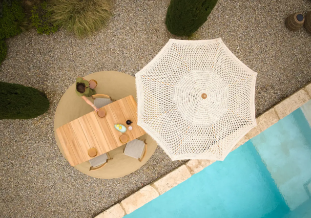 Jardinico Attitude Collection Macramé napernyő felülnézete