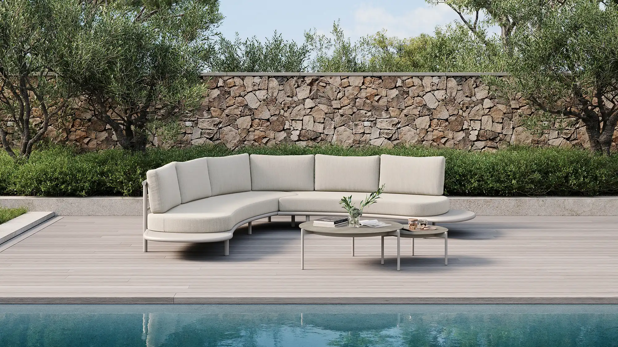 Jati and Kebon Organo kávézóasztal és ülőgarnitúra