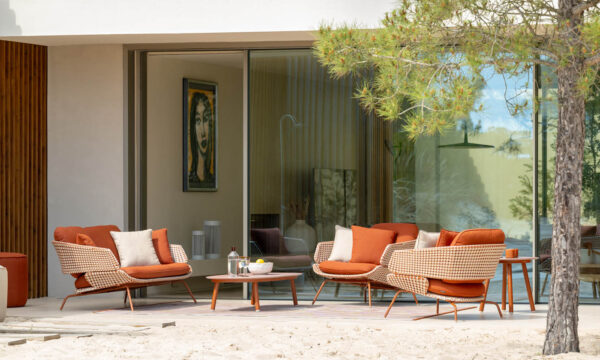 Gardentrend Jati Kebon Phil kültéri garnitúra a teraszon