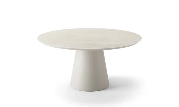 Jati Kebon Fortuna kerek asztal Dune mat - Chianca színben