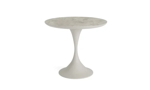 Jati Kebon Siena kerek étkezőasztal Dune mat színben